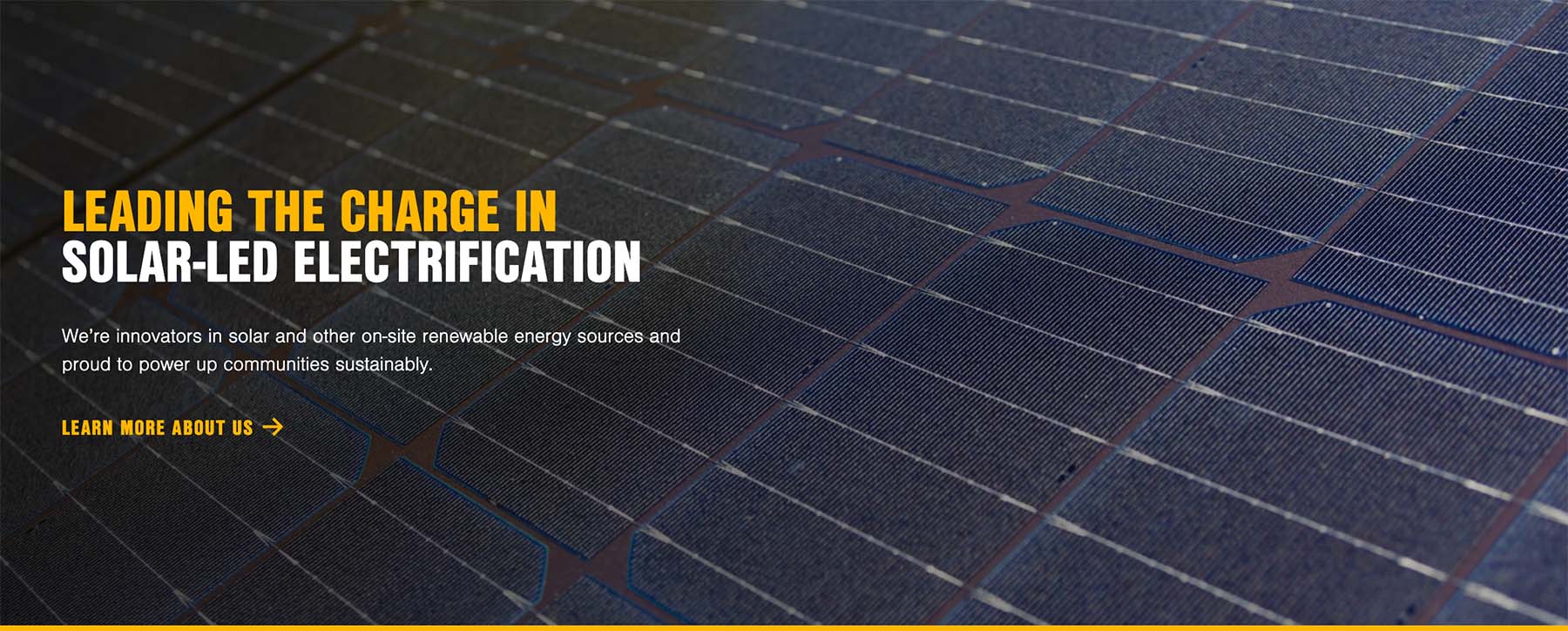 A detail from the northernpacificpower.com website depicting a call to action message