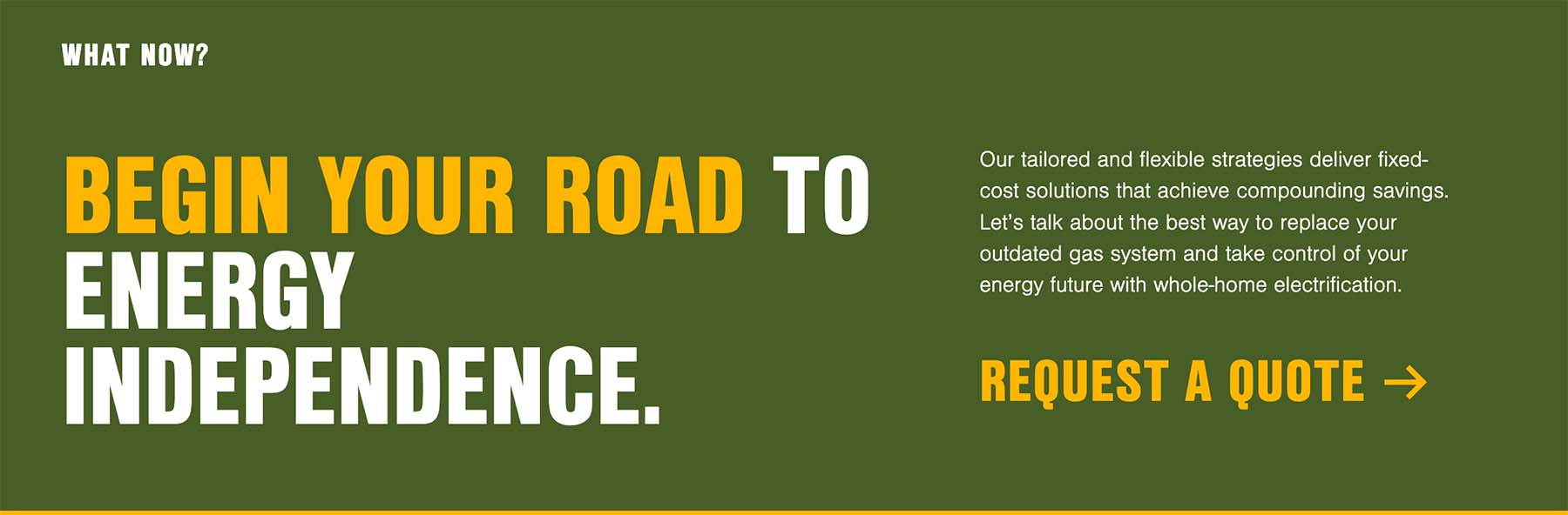 A detail from the northernpacificpower.com website showing a call to action